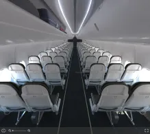 Alaska Airlines Boeing 737 MAX 9 seat maps 360 panorama view
