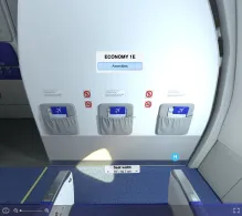 IndiGo Airbus A320neo V.1 seat maps 360 panorama view