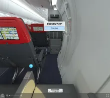 Malta Air Boeing 737 MAX 8-200 seat maps 360 panorama view