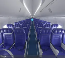 Southwest Airlines Boeing 737 MAX 8 seat maps 360 panorama view