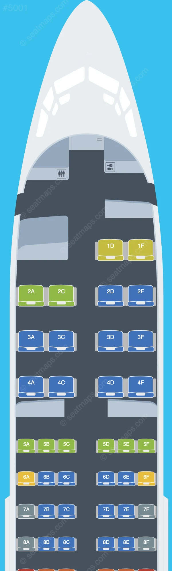Tarom Boeing 737-700 seatmap preview