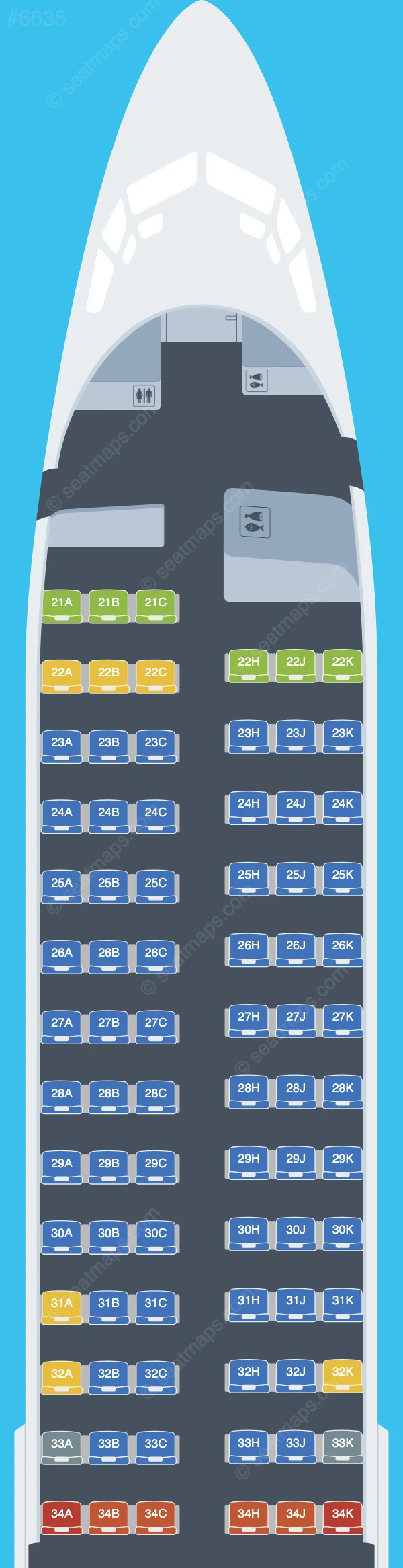 El Al Boeing 737-800 V.2 seatmap preview
