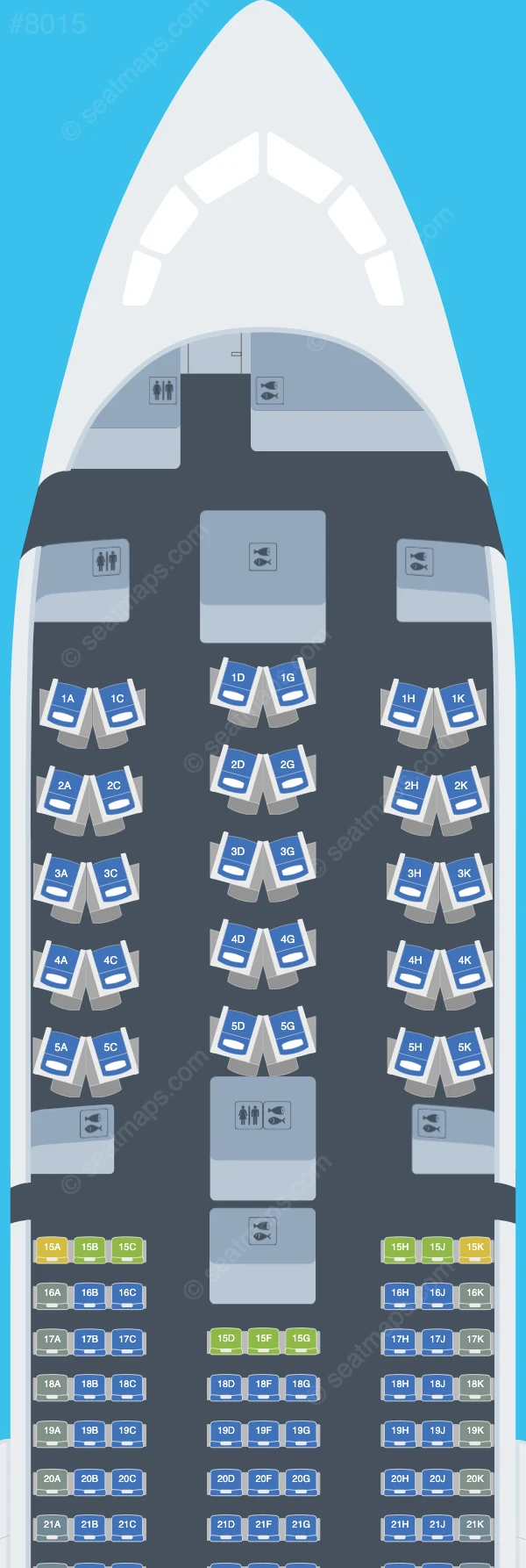 Air Europa Boeing 787-9 V.2 seatmap preview