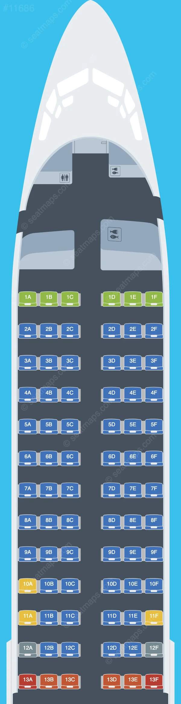 Eurowings Boeing 737-800 V.2 seatmap preview