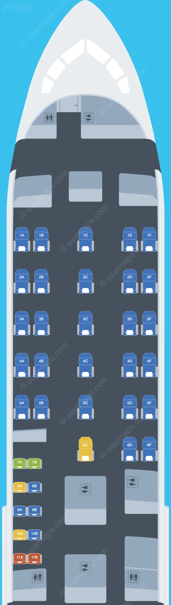 Air Niugini & Link PNG Boeing 767-300ER V.2 seatmap preview