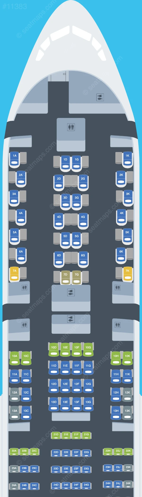 El Al Boeing 777-200ER V.2 seatmap preview
