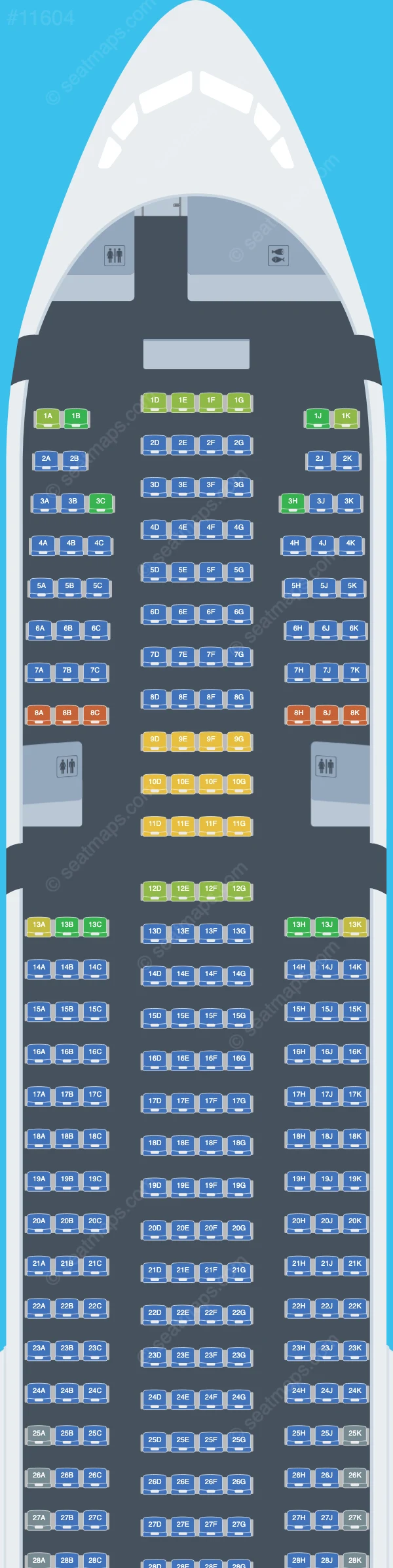 Southwind Airlines Boeing 777-300ER V.1 seatmap preview