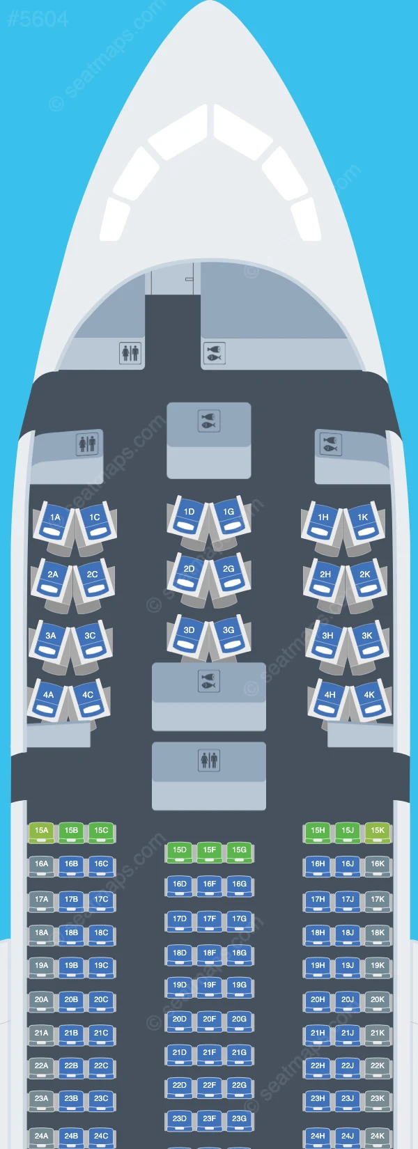 Air Europa Boeing 787-8 V.1 seatmap preview