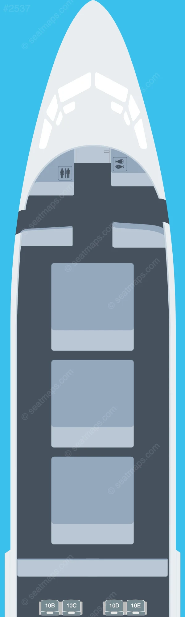 Canadian North Boeing 737-300 Combi seatmap preview