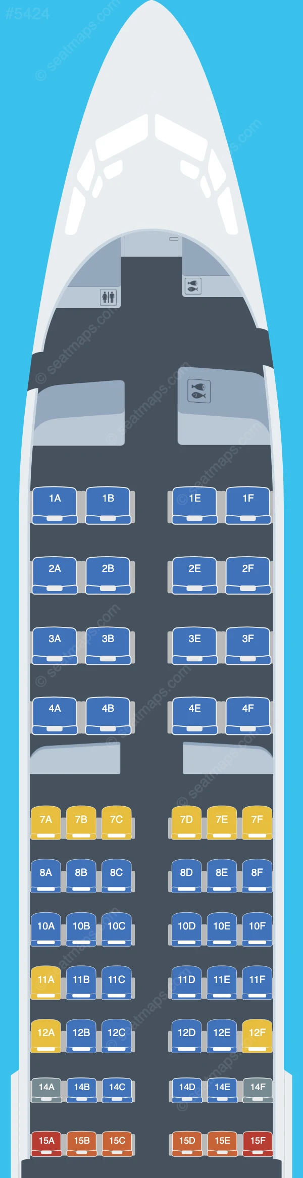 United Boeing 737-800 V.3 seatmap preview