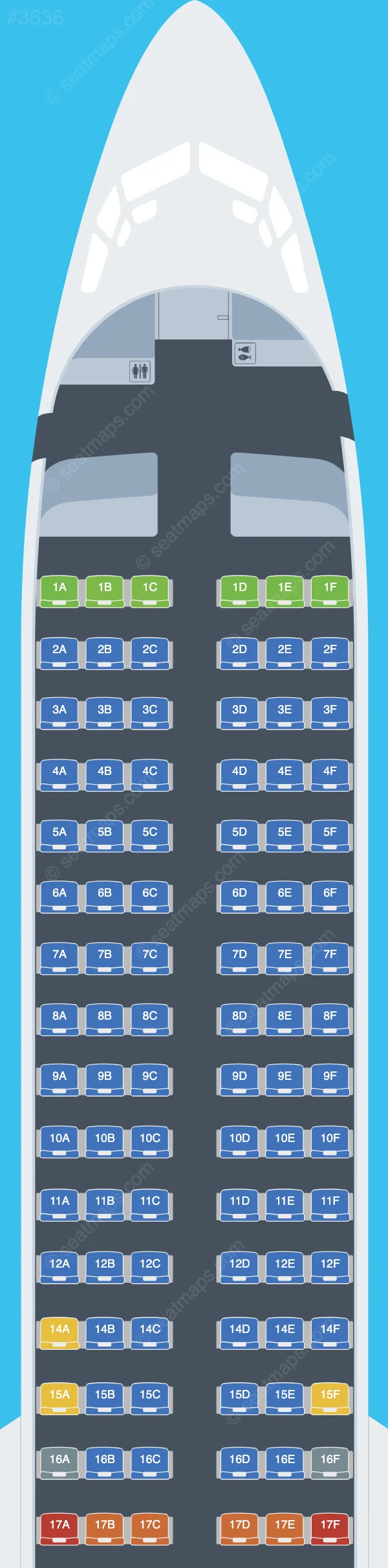 Lion Air Boeing 737-900 ER V.2 seatmap preview