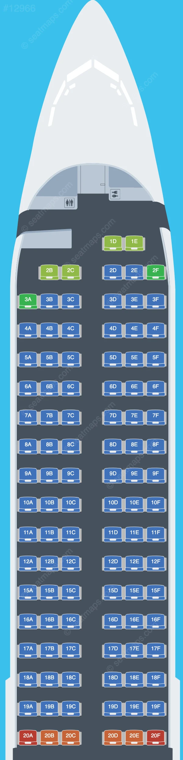 Thai Lion Air Boeing 737-900 ER V.2 seatmap preview