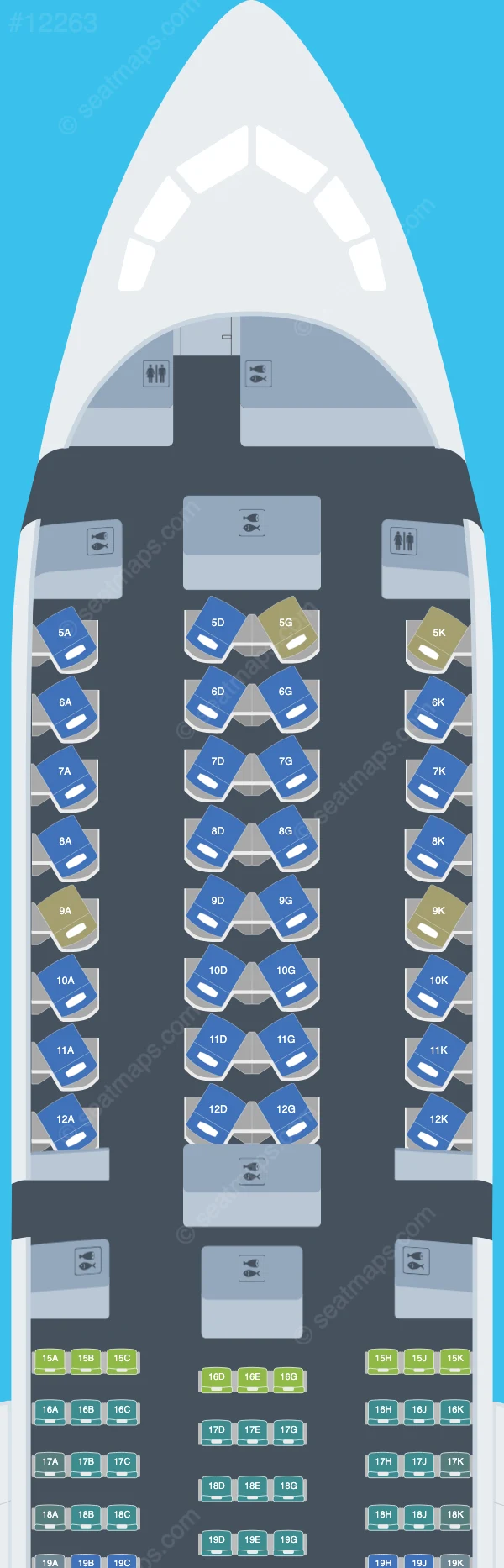 Etihad Airways Boeing 787-9 V.3 seatmap preview