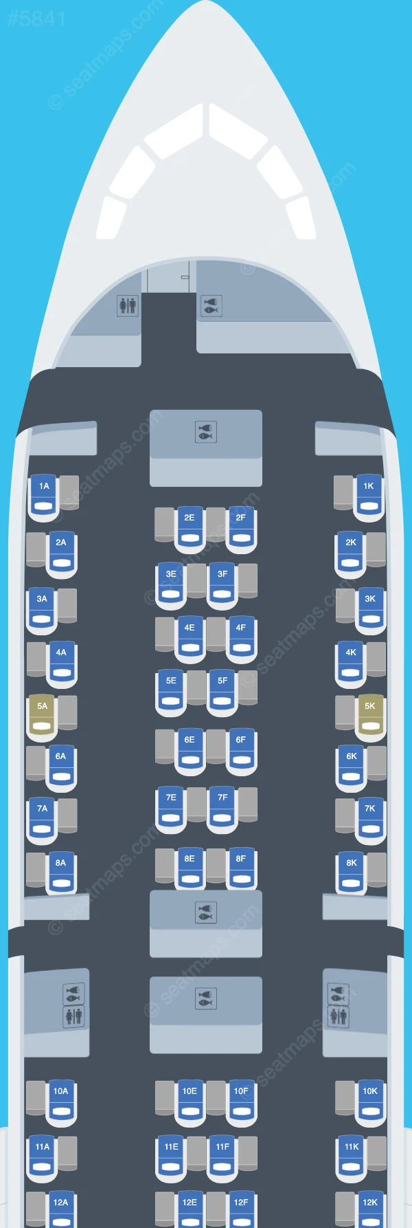 Qantas Boeing 787-9 seatmap preview