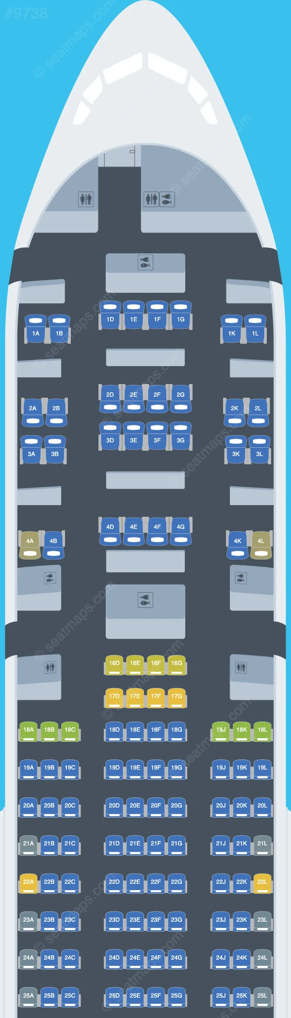 United Boeing 777-200ER V.2 seatmap preview