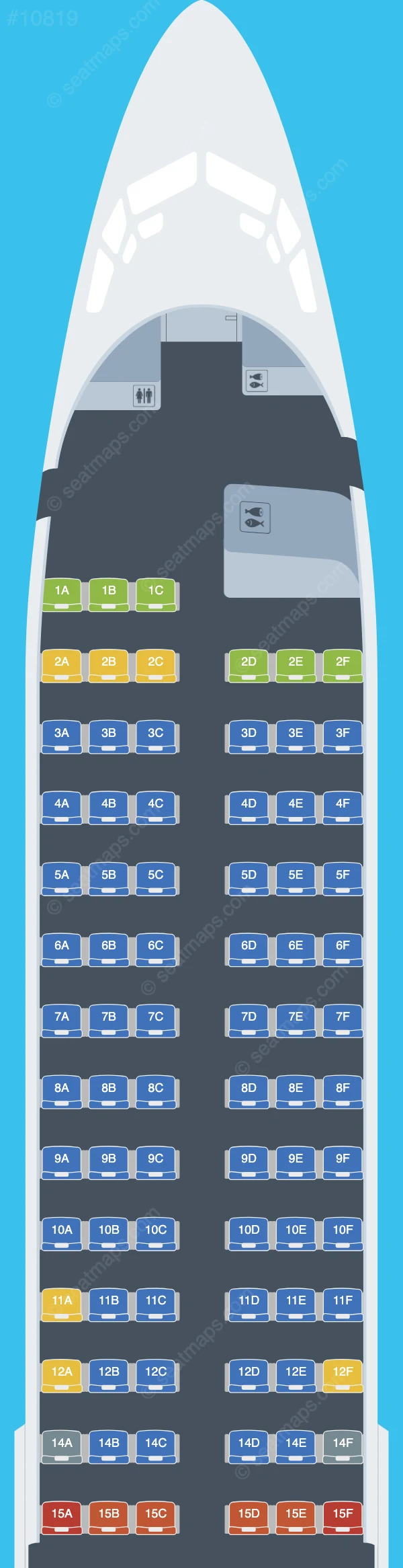 Malta Air Boeing 737-800 seatmap preview