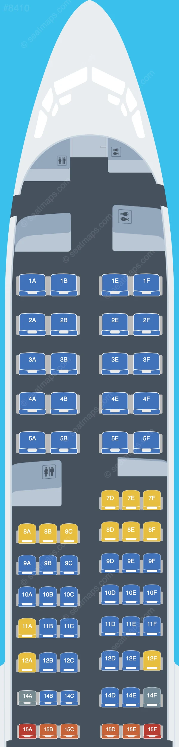 United Boeing 737 MAX 9  V.1 seatmap preview
