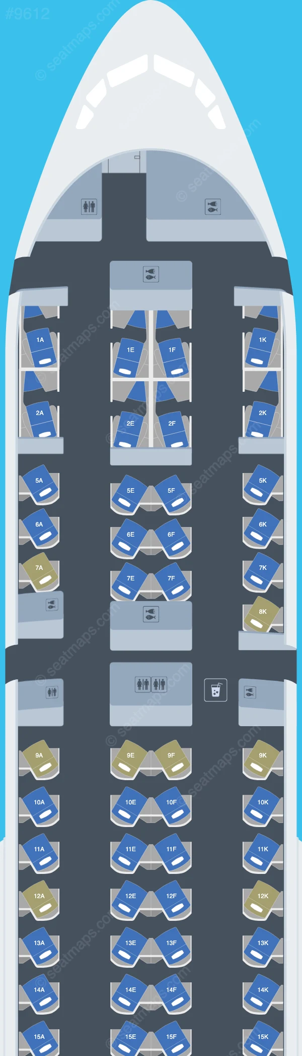 British Airways Boeing 777-200ER V.1 seatmap preview