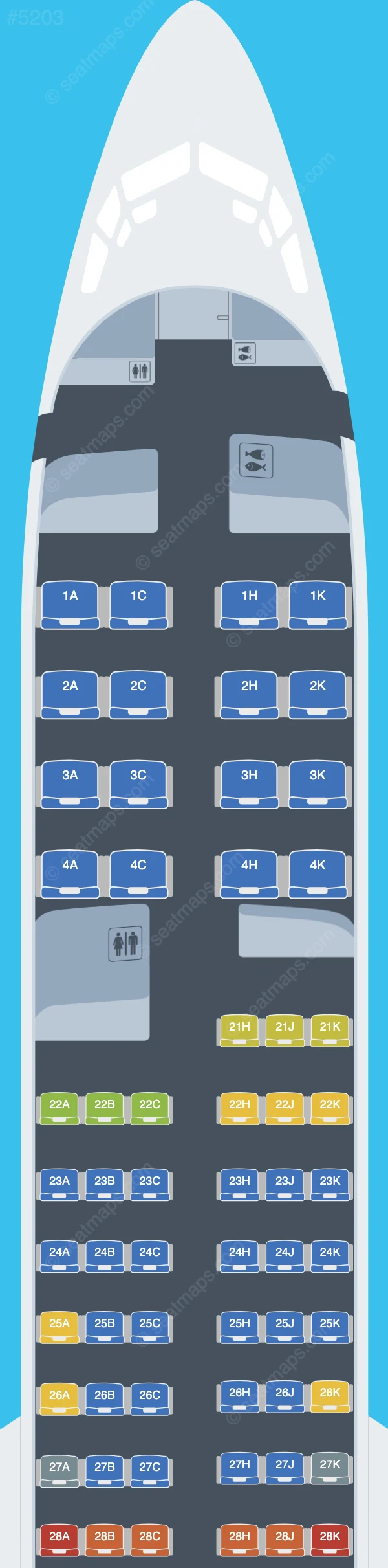 El Al Boeing 737-900 ER seatmap preview