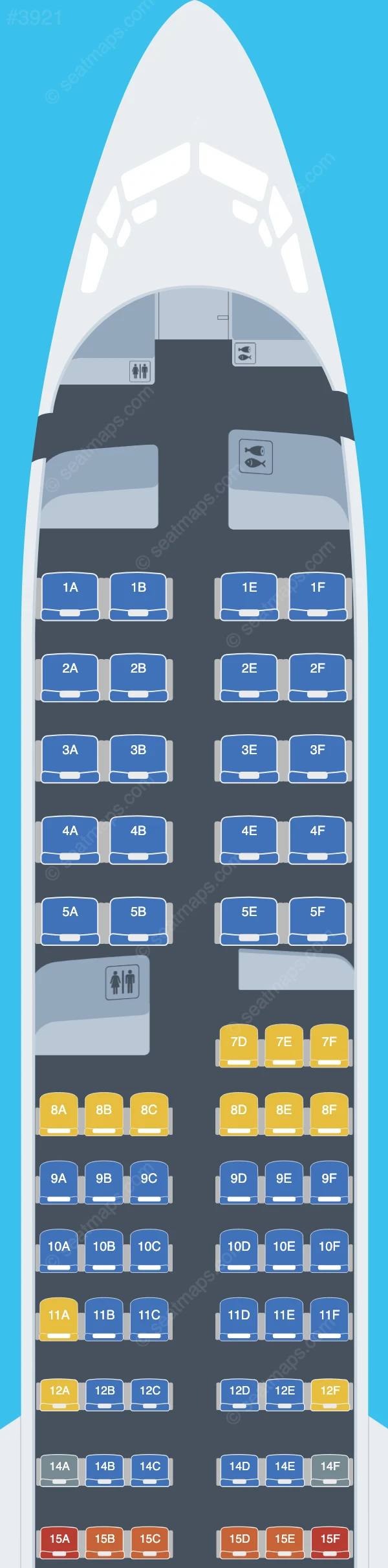 United Boeing 737-900 ER V.2 seatmap preview