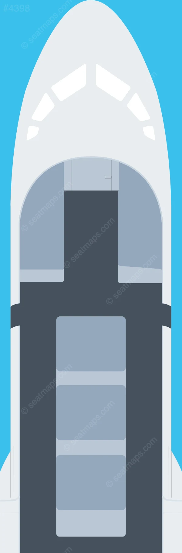 Calm Air ATR 42-300 V.3 seatmap preview