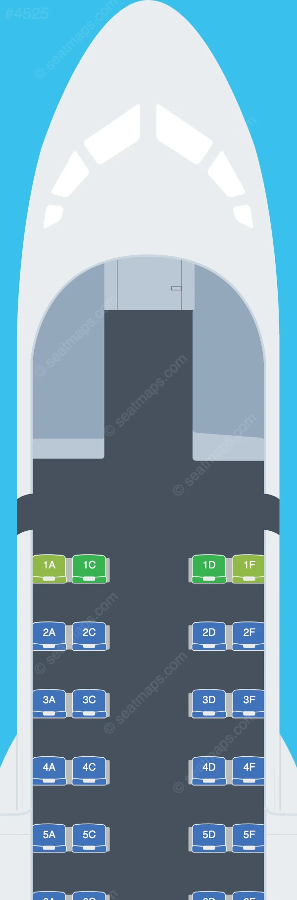 DAT ATR 42-300 seatmap preview