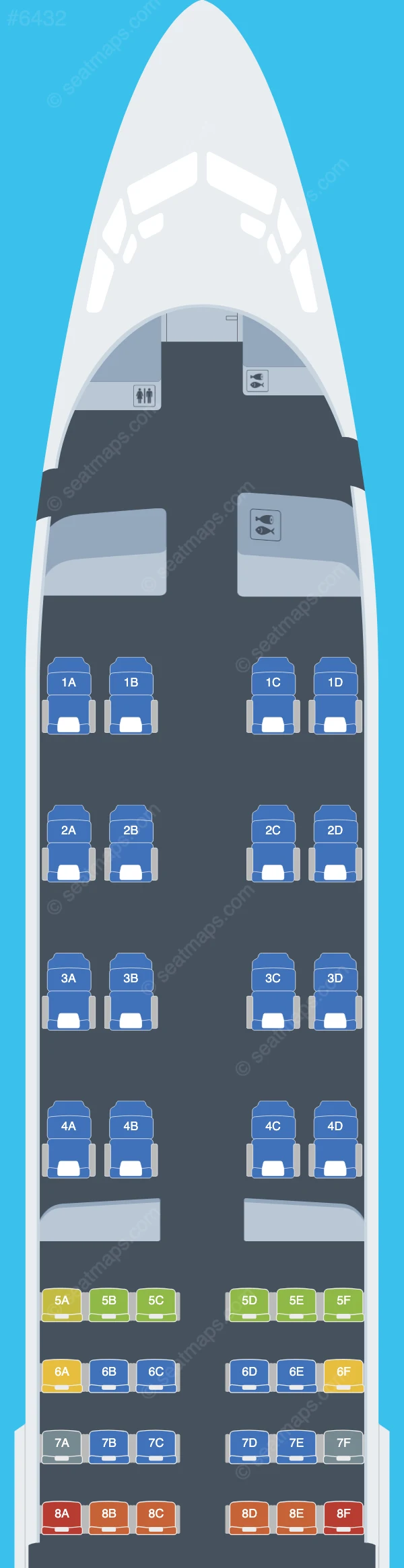 Air Niugini & Link PNG Boeing 737-800 V.1 seatmap preview