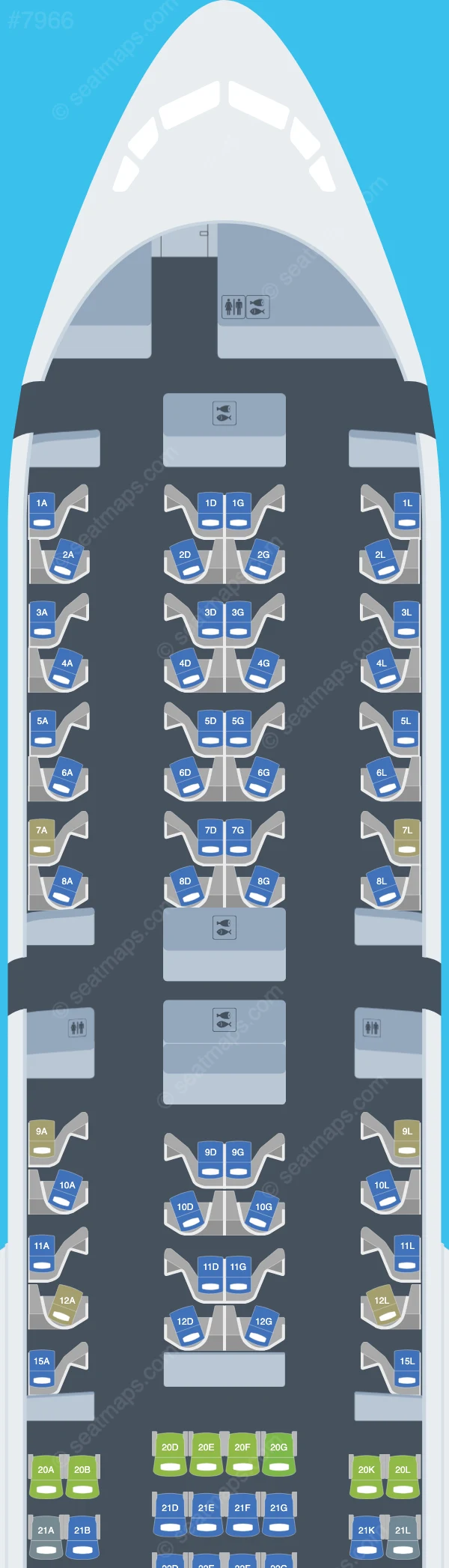 United Boeing 777-200ER V.1 seatmap preview