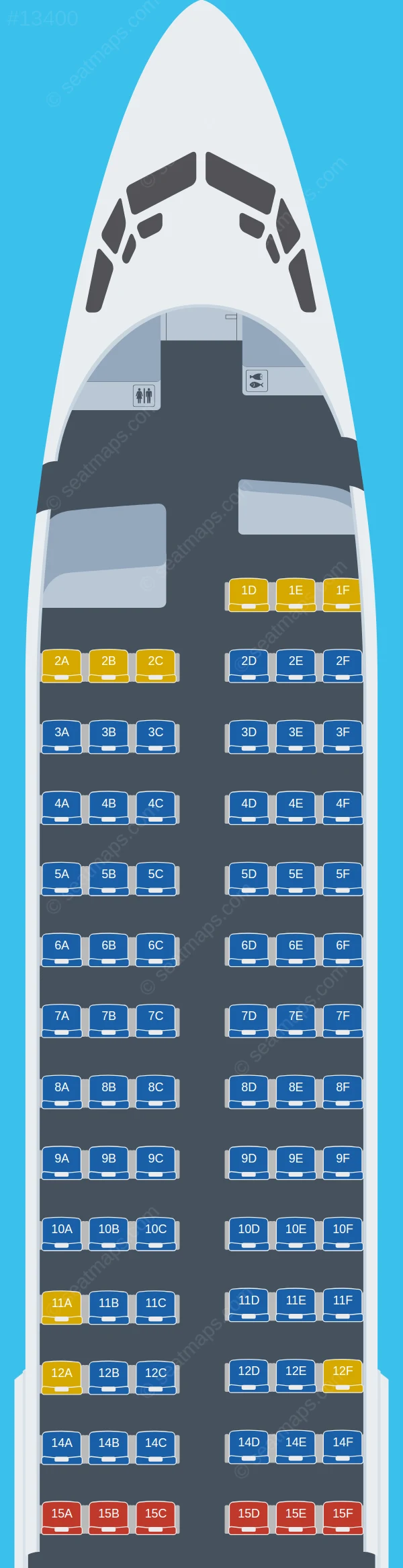 Air Peace Boeing 737-800 seatmap preview