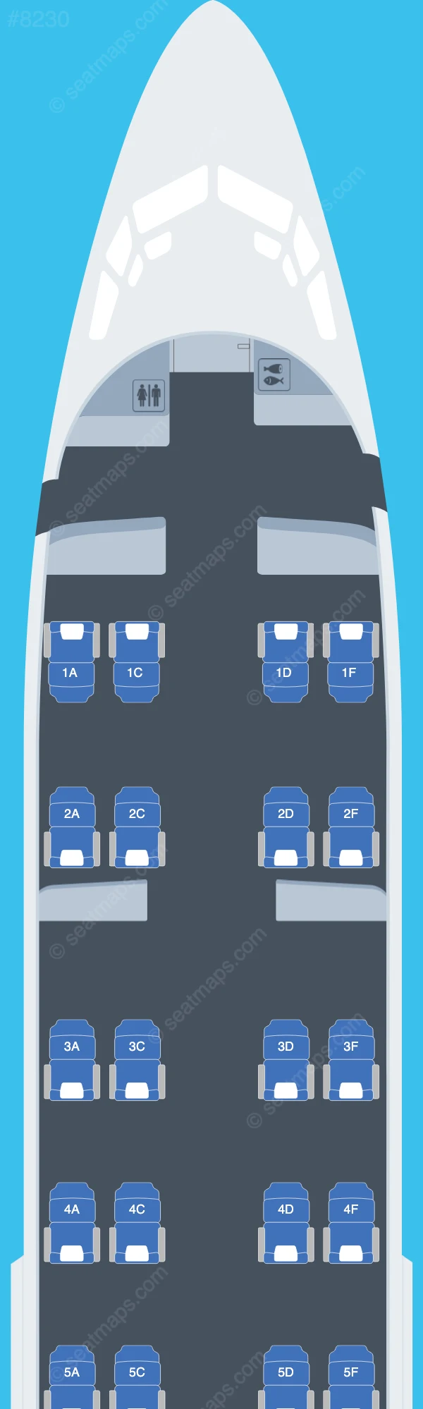 Nolinor Aviation Boeing 737-300 V.2 seatmap preview