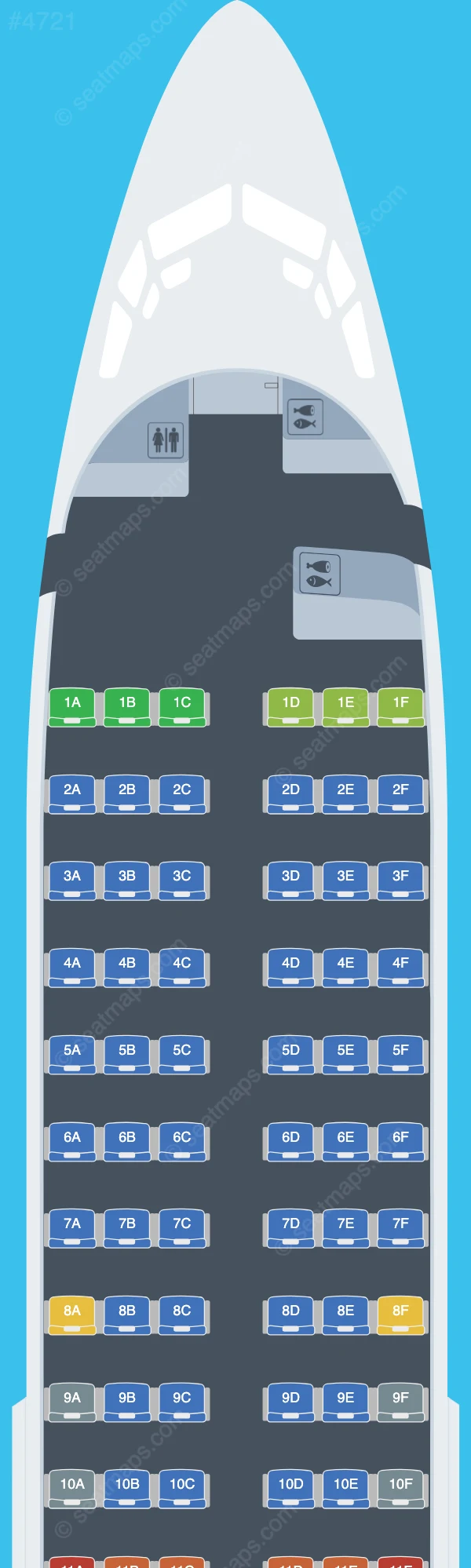 Belavia Boeing 737-300 seatmap preview