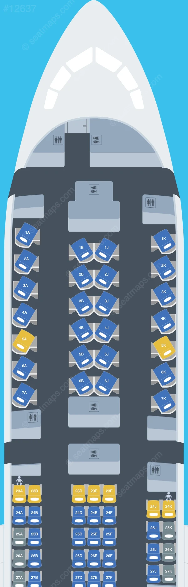 Air New Zealand Boeing 787-9 V.3 seatmap preview