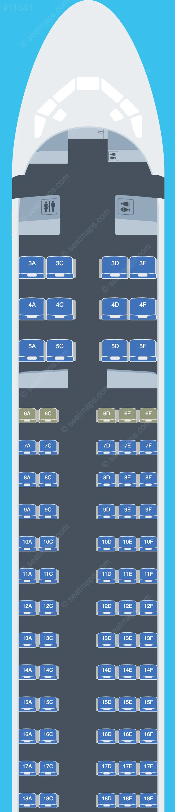 Venezolana - RAVSA McDonnell Douglas MD-82 seatmap preview