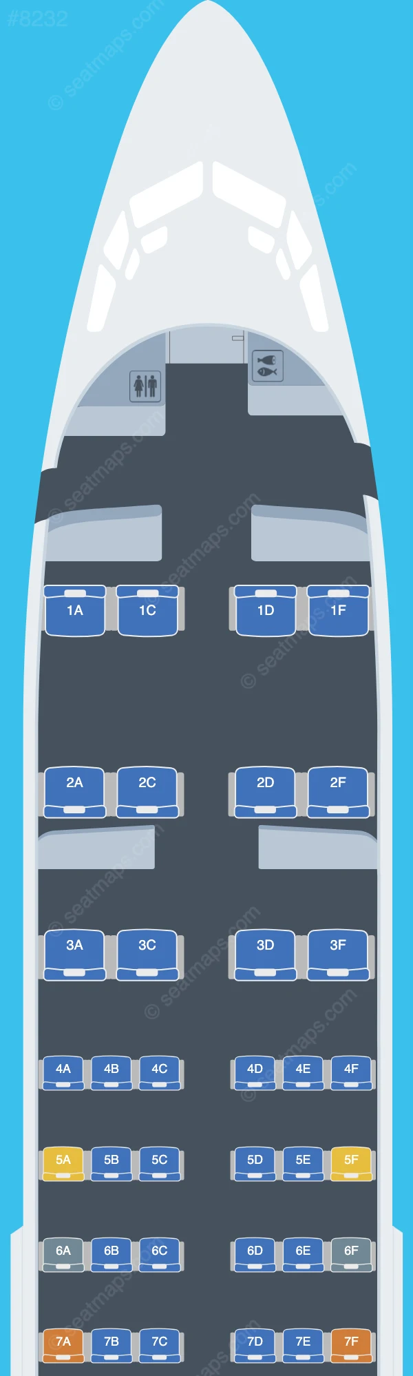 Nolinor Aviation Boeing 737-300 V.4 seatmap preview