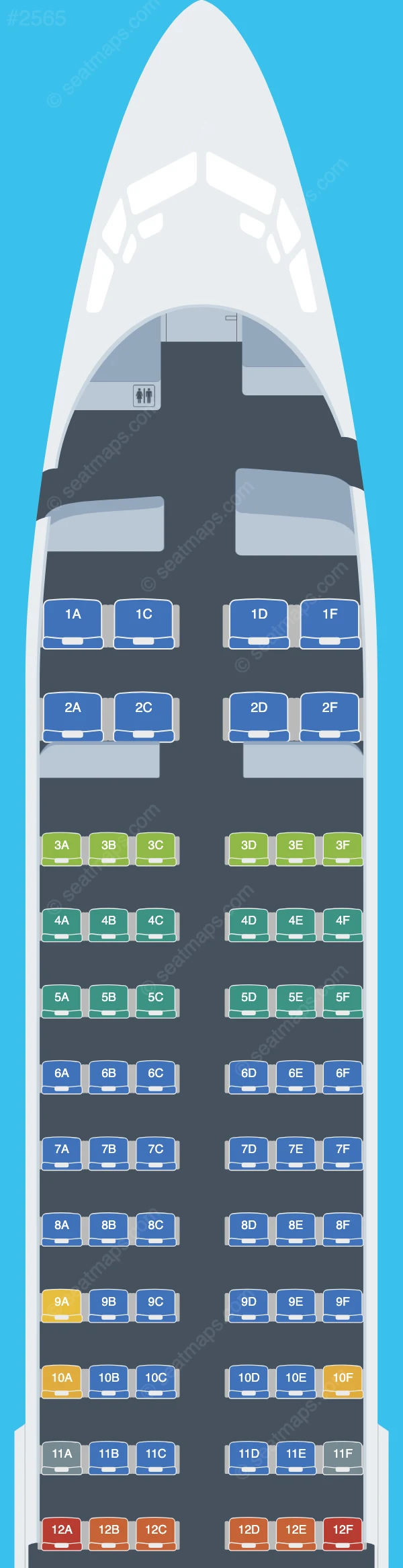 Virgin Australia Boeing 737-800 V.1 seatmap preview