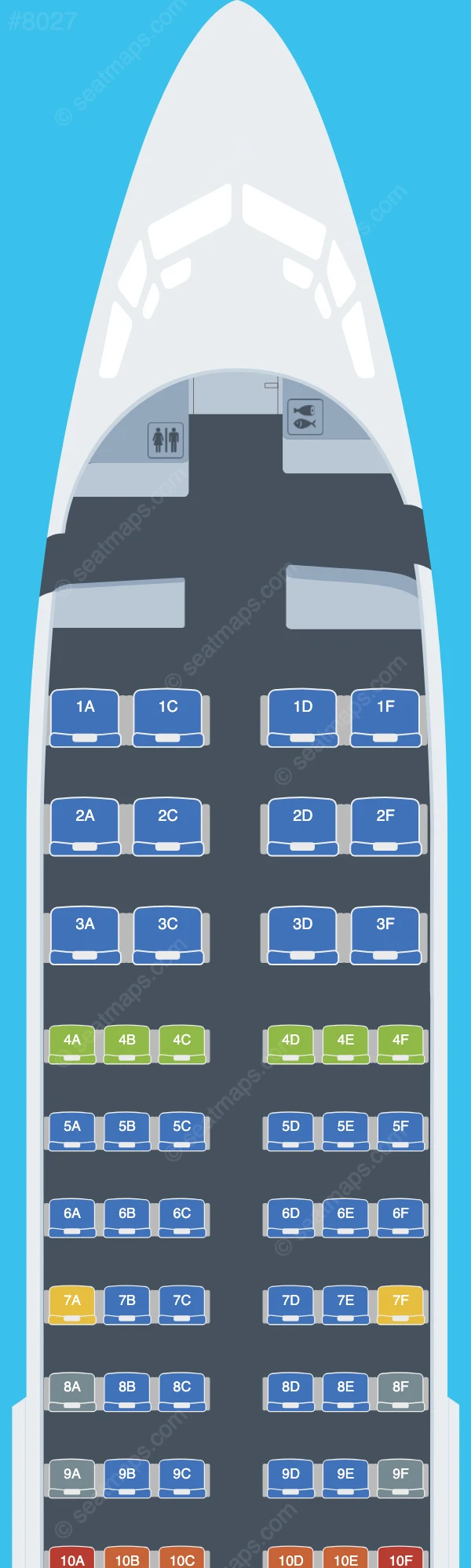 Air Peace Boeing 737-300 seatmap preview