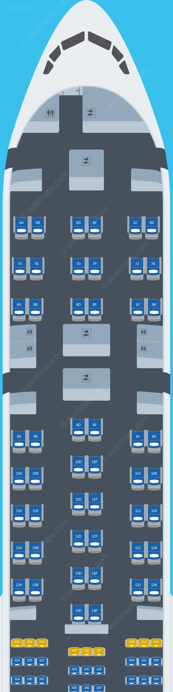 Air Peace Boeing 777-300 seatmap preview