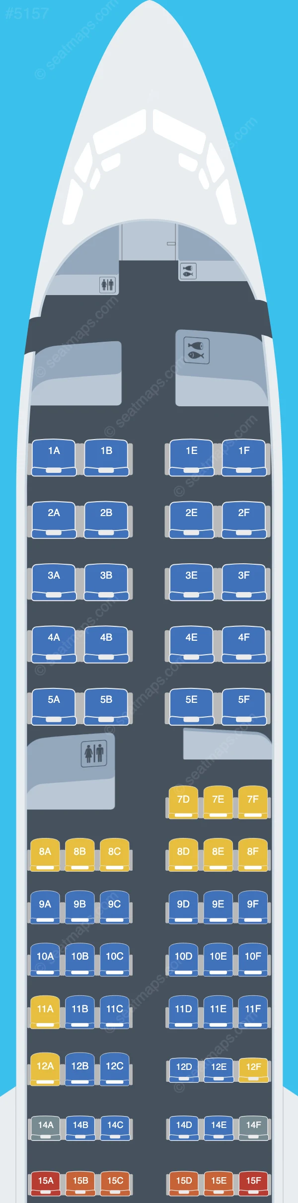 United Boeing 737-900 ER V.1 seatmap preview