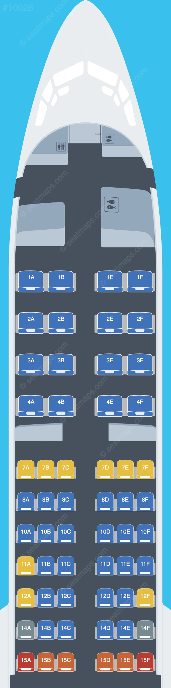 United Boeing 737 MAX 8 seatmap preview